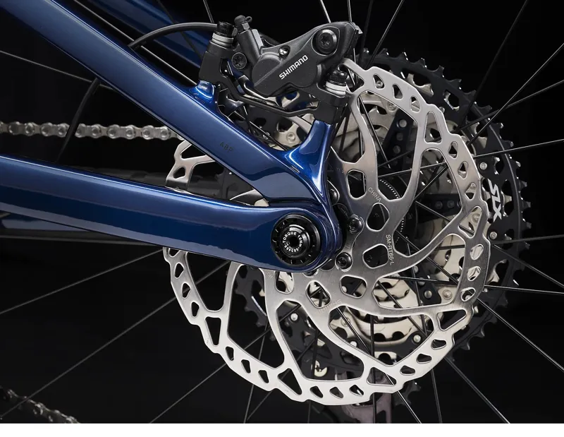Trek Fuel EXE 9.7 SLX/XT Electric Mountain Bike in Mulsanne Blue-6